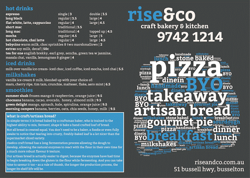 rise&co craft bakery + cafe