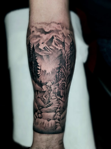 Explore anesthesia tattoo ideas, creative tattoo ideas in Monroe, available at Vivid Art Tattoos