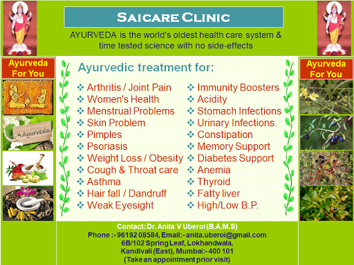 Dr Anita Uberoi Saicare Ayurvedic Clinic