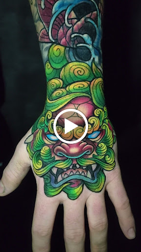 Explore oogie boogie tattoo ideas, creative tattoo ideas in Buford, available at Inked Arts Tattoo Studio