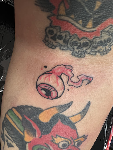 Explore cover up tattoo ideas on arm, creative tattoo ideas in Las Cruces, available at Lucky Needle Tattoo Merch Shop