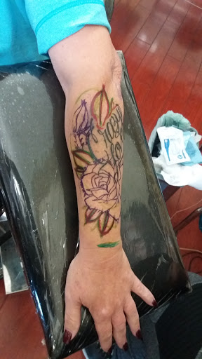 Explore barbados tattoo ideas, creative tattoo ideas in Fremont, available at Inkies Tattoo Studio