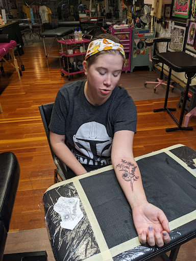 Explore aztec sleeve tattoo ideas for men, creative tattoo ideas in Bloomington, available at Illinois Tattoo Co