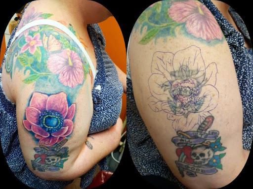 Explore family tree tattoo ideas for men, creative tattoo ideas in Okeechobee, available at Muck City Tattoos & Piercings