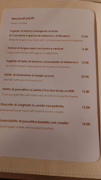 Menu / carte de Da Taiadèla à Sant'Agata Bolognese