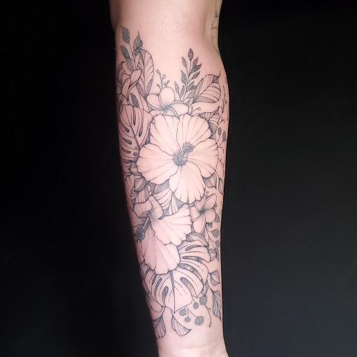 Explore morse code tattoo ideas, creative tattoo ideas in Stevens Point, available at International Ink Tattoos