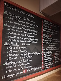 Menu du Le Lias à Molas