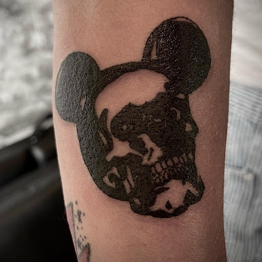 Explore female elbow tattoo ideas, creative tattoo ideas in Buffalo, available at True Gloom Tattoo Studio