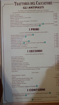 Trattoria del Cacciatore à Sorbolo menu