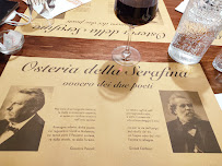 Osteria Della Serafina à Bertinoro carte