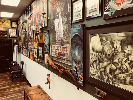 Tattoo Shop «Folk City Tattoo», reviews and photos, 3235 Bridge Rd, Suffolk, VA 23435, USA