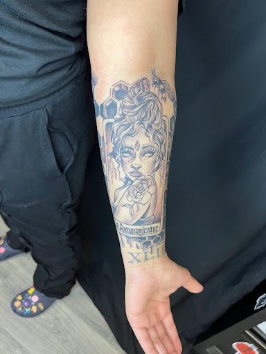 Explore initial finger tattoo ideas, creative tattoo ideas in Pittsburg, available at Delta Art & Tattoo