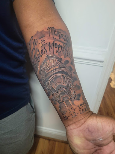 Explore black sabbath tattoo ideas, creative tattoo ideas in Baltimore, available at Studio 7 Tattoo and Art Gallery