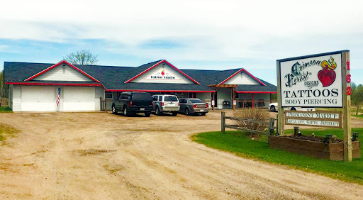 Tattoo Shop «Crimson Heart Designs Tattoo», reviews and photos, 162 13 1/2 - 14th Ave, Turtle Lake, WI 54889, USA