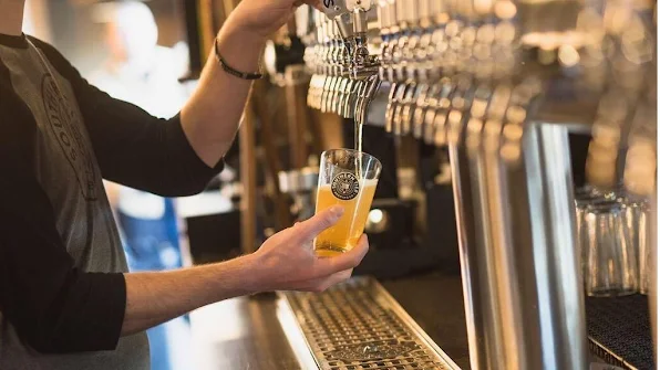 Craft beer at a brewery in Pittsburgh Pennsylvania