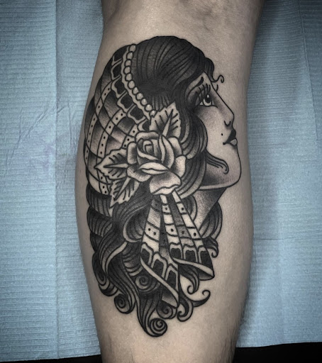 Explore rock climbing tattoo ideas, creative tattoo ideas in Wahiawa, available at American Made Tattoo