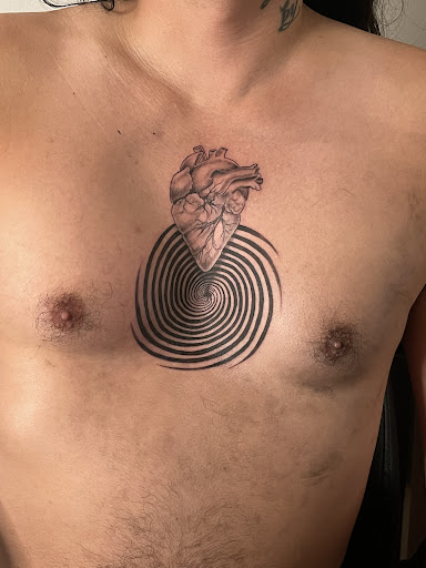 Explore tattoo ideas for men chest, creative tattoo ideas in Chicago, available at Keepsakes Tattoo Studio LLC