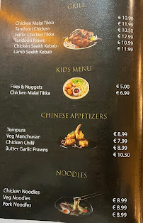 Carte du HIMALAYAN DINE-IN RESTAURANT à Vila Nova de Gaia