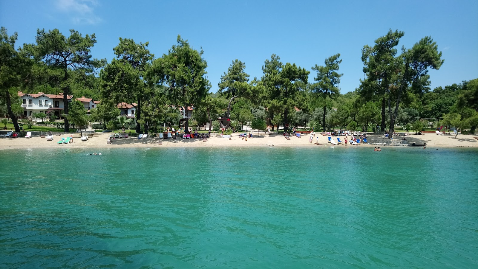 Foto van Yesil Beach met turquoise puur water oppervlakte