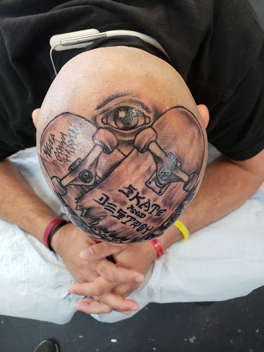 Explore mardi gras mask tattoo ideas, creative tattoo ideas in Snohomish, available at Unknown Tattoo Co.