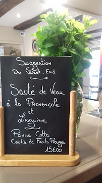 Restaurant Les Marronniers à Cluny (le menu)