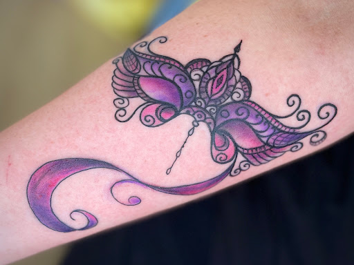 Explore finger word tattoos ideas, creative tattoo ideas in Utica, available at Modern Primitive Tattoo