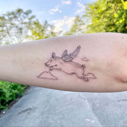 Explore red tattoo cover up ideas, creative tattoo ideas in Nashville, available at ArtWerks Studios