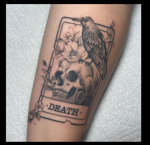 Explore aztec neck tattoo ideas, creative tattoo ideas in Goose Creek, available at Red Kirin Tattoo