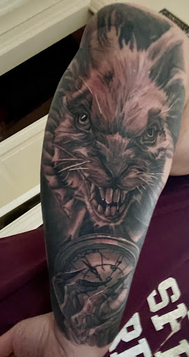 Explore gothic hand tattoo ideas, creative tattoo ideas in Bensalem, available at Philly Joe Tattoo Studio