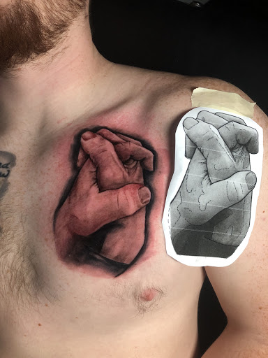 Explore childrens name tattoo ideas, creative tattoo ideas in Asheboro, available at BlackHeart Tattoo