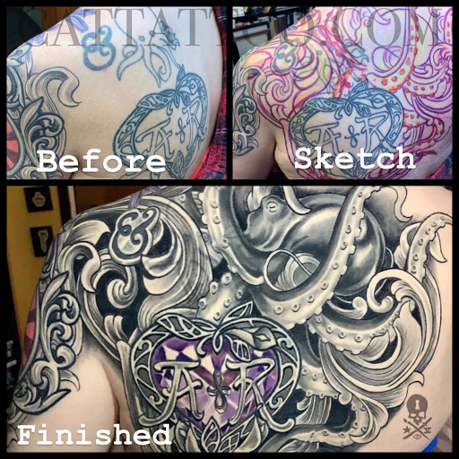 Explore welding tattoo ideas, creative tattoo ideas in Addison, available at Cat Tattoo