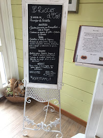 Restaurant italien Riccio d'Oro à Montecreto (le menu)