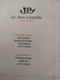 Don Camillo à Foix carte