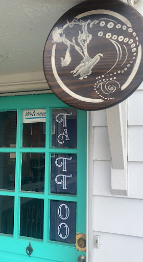 Explore ac dc tattoo ideas, creative tattoo ideas in Sunbury, available at Spot of Ink