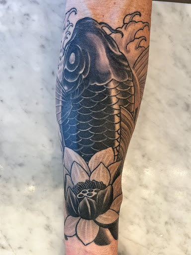 Explore new york giants tattoo ideas, creative tattoo ideas in Oklahoma City, available at Oklahoma Tattoo Collective