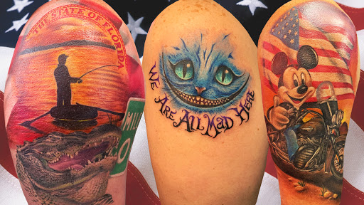 Explore unique sleeve tattoo ideas, creative tattoo ideas in Crystal River, available at Americas Best Tattoos