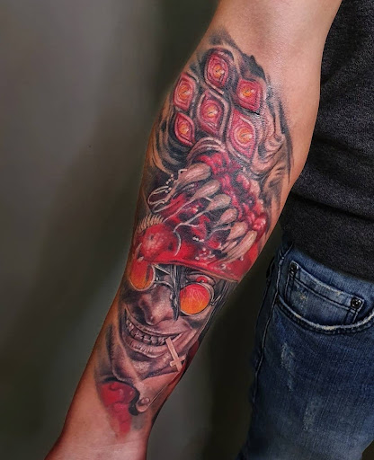 Explore buddha tattoo ideas, creative tattoo ideas in Ambler, available at Tattoo GalaxyAmbler Piercing & Custom Tattoos