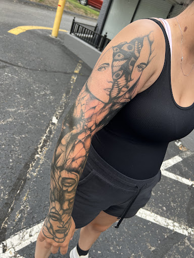 Explore shaka tattoo ideas, creative tattoo ideas in Florence, available at Mosaic Tattoo Studio