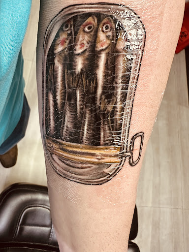 Explore matching father and son tattoo ideas, creative tattoo ideas in Falls City, available at Studio 1816 Tattoos