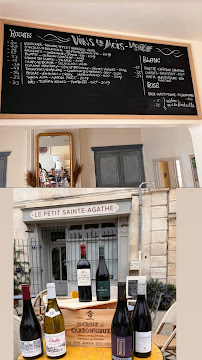 Restaurant Le Petit Sainte Agathe à Maillane (le menu)