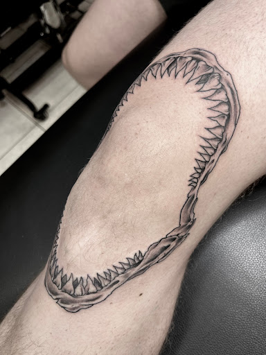 Explore golden retriever tattoo ideas, creative tattoo ideas in Honolulu, available at Sacred Art Tattoo Waikiki