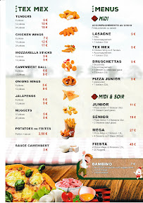 Menu du Delices Pizza à Pont-l'Évêque