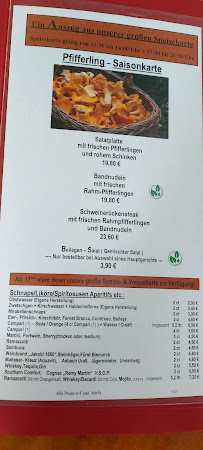 Höhengasthaus Haldenhof à Überlingen menu