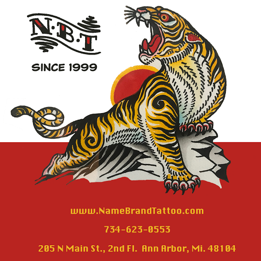 Tattoo Shop «Name Brand Tattoo», reviews and photos, 514 E Washington St, Ann Arbor, MI 48104, USA