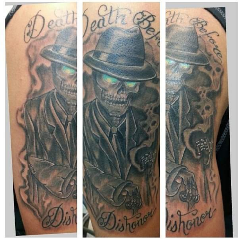 Explore dead rose tattoo ideas, creative tattoo ideas in Hialeah, available at Allstar Tattoo & Body piercing