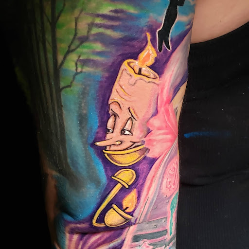 Explore logging tattoo ideas, creative tattoo ideas in Colton, available at Vengeance Ink Tattoo & body piercing