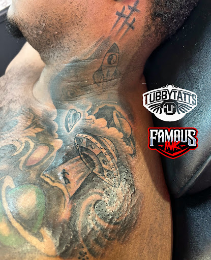 Explore name tattoo ideas for women, creative tattoo ideas in Hammond, available at Famous Ink, Inc.