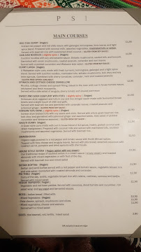 PSI em Lisbon menu n° 20