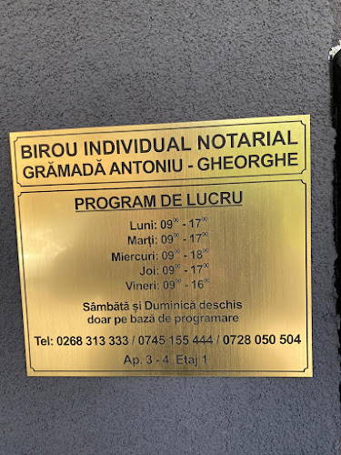 Grămadă Antoniu Birou Individual Notarial - Notar