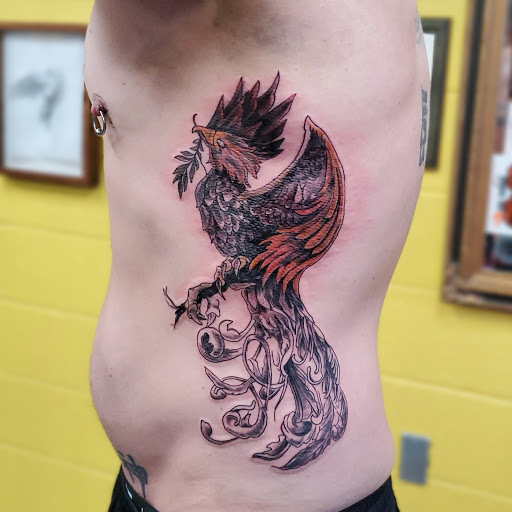 Explore dancing tattoo ideas, creative tattoo ideas in Sellersburg, available at LowBrow Tattoo Company